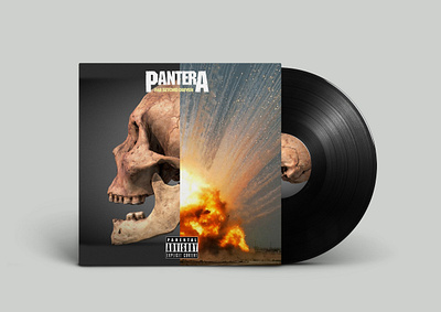 Pantera Far Beyond Driven Album Design album design collage grunge pantera