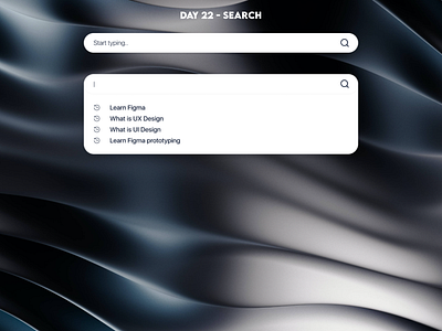 Daily UI | Day 22 | Search 022