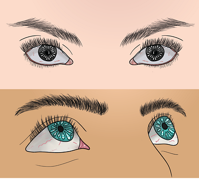 Digital Eye Illustration vector