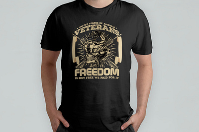 Veteran t shirt with military slogan military veteran t shirts