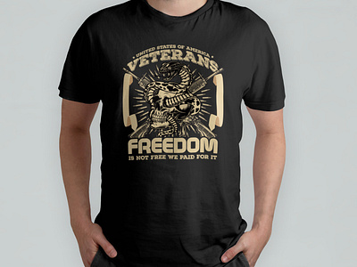 Veteran t shirt with military slogan military veteran t shirts