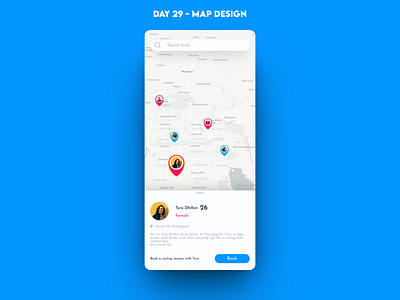 Daily UI | Day 29 | Map Design 029