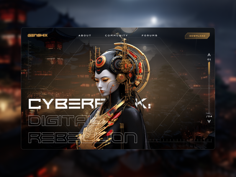 Game UI Design - Cyberpunk Inspiration cyberpunk game design ui