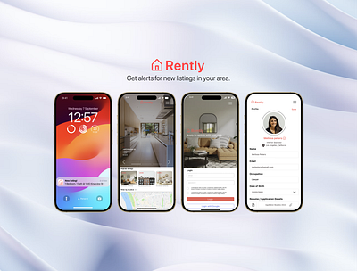 Rently. The housing rental app. design design research ui ux