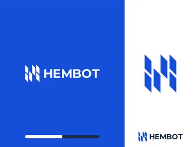 HEMBOT LOGO DESIGN brand identity branding creative logo graphic design h letter logo illustration letter mark logo design logo logo agency logo designer logo mark logodesign logos logotype minimalist logo design n letter simple logo startup logo symbol technology