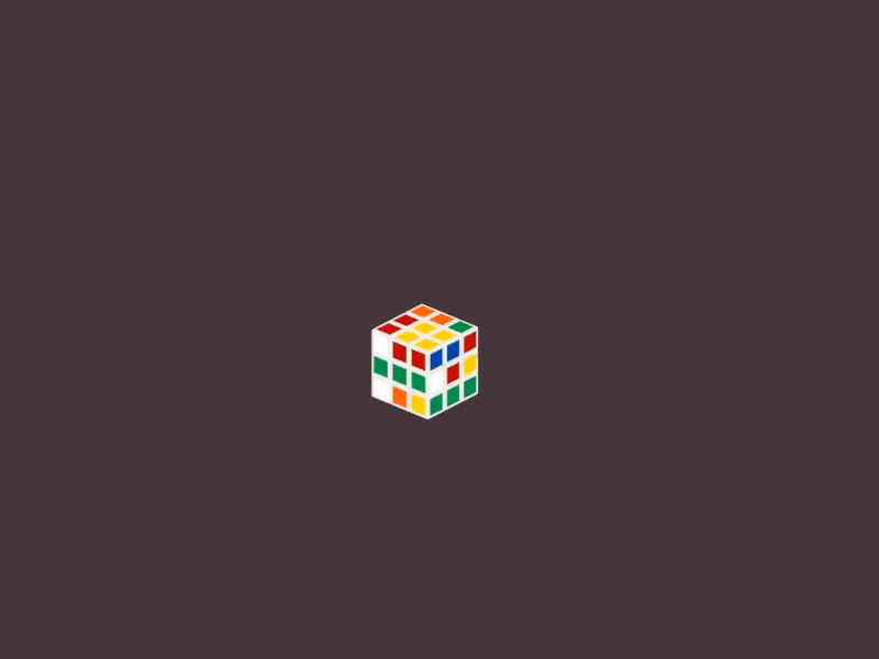 Rubik's cube animation 3d animation blender cube isometric motion graphics rubiks cube