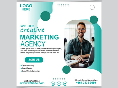 Social Media Post Design agency branding business company corporate creative design flyer flyerdesign flyers graphic design illustration join logo marketing social social media social media post social media post design template