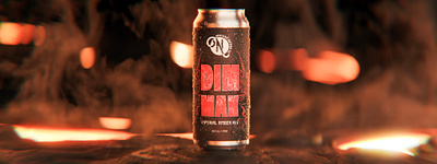 Dim Mak - Beer Can Label Design beer can label branding brewery design graphic design packaging packaging design