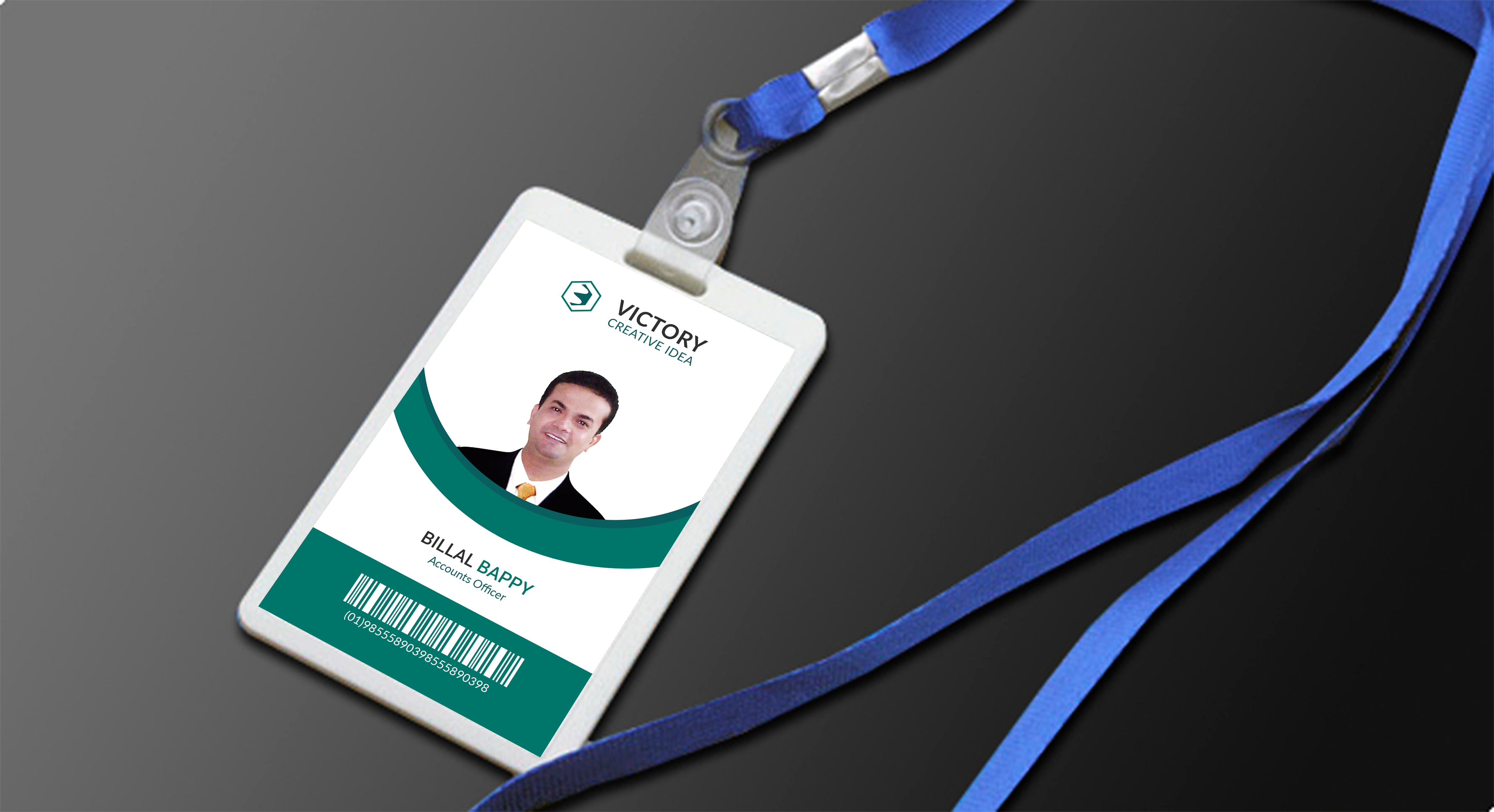 Corporate Office ID card blue branding cmyk colourful creative design graphic design id card identity logo photoshop ui vectork web