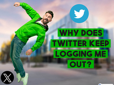 Why Does Twitter (X) Keep Logging Me Out Of The App In 2023? design graphic design howdiscover howdiscover.com illustration image design photoshop twitter ui x