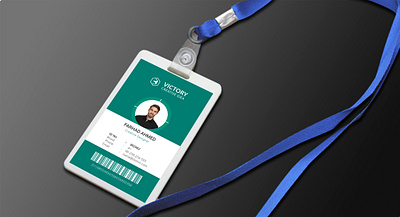 Smart ID card blue branding businness card cmyk creative design designer graphic graphic design id card illustration logo office photoshop ui vector web
