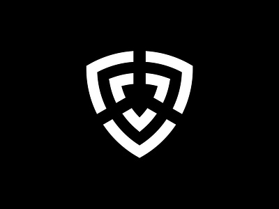 Triple V Shield Logo app arrow branding design emblem graphic design lettermark logo minimalist protection safe safety scurity shield triple v vvv