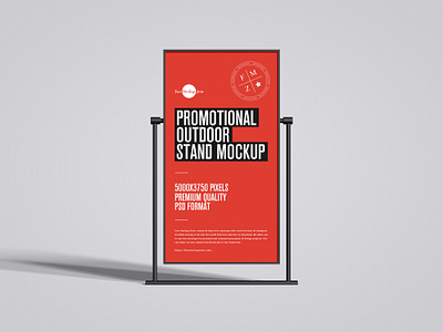 Free Promotional Stand Mockup stand mockup