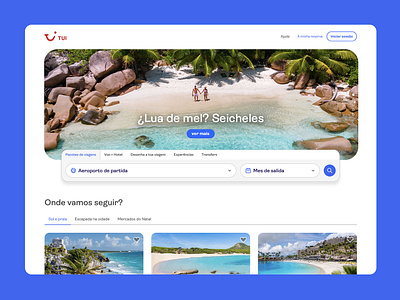 TUI's first B2C project in Iberia product design tui ui ux