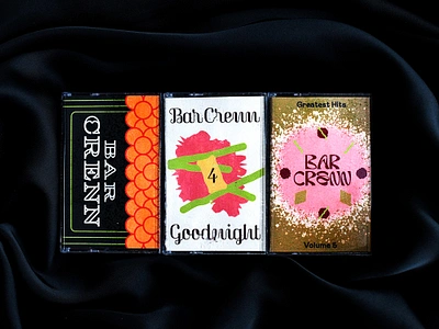 Bar Crenn Cassettes design graphic design print print media product design typography