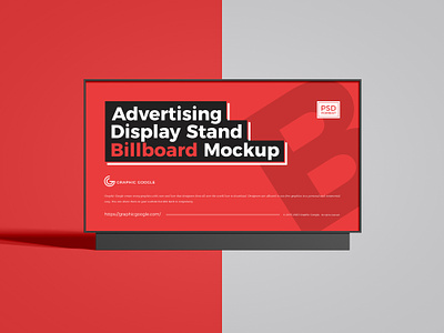 Free Display Billboard Mockup stand mockup