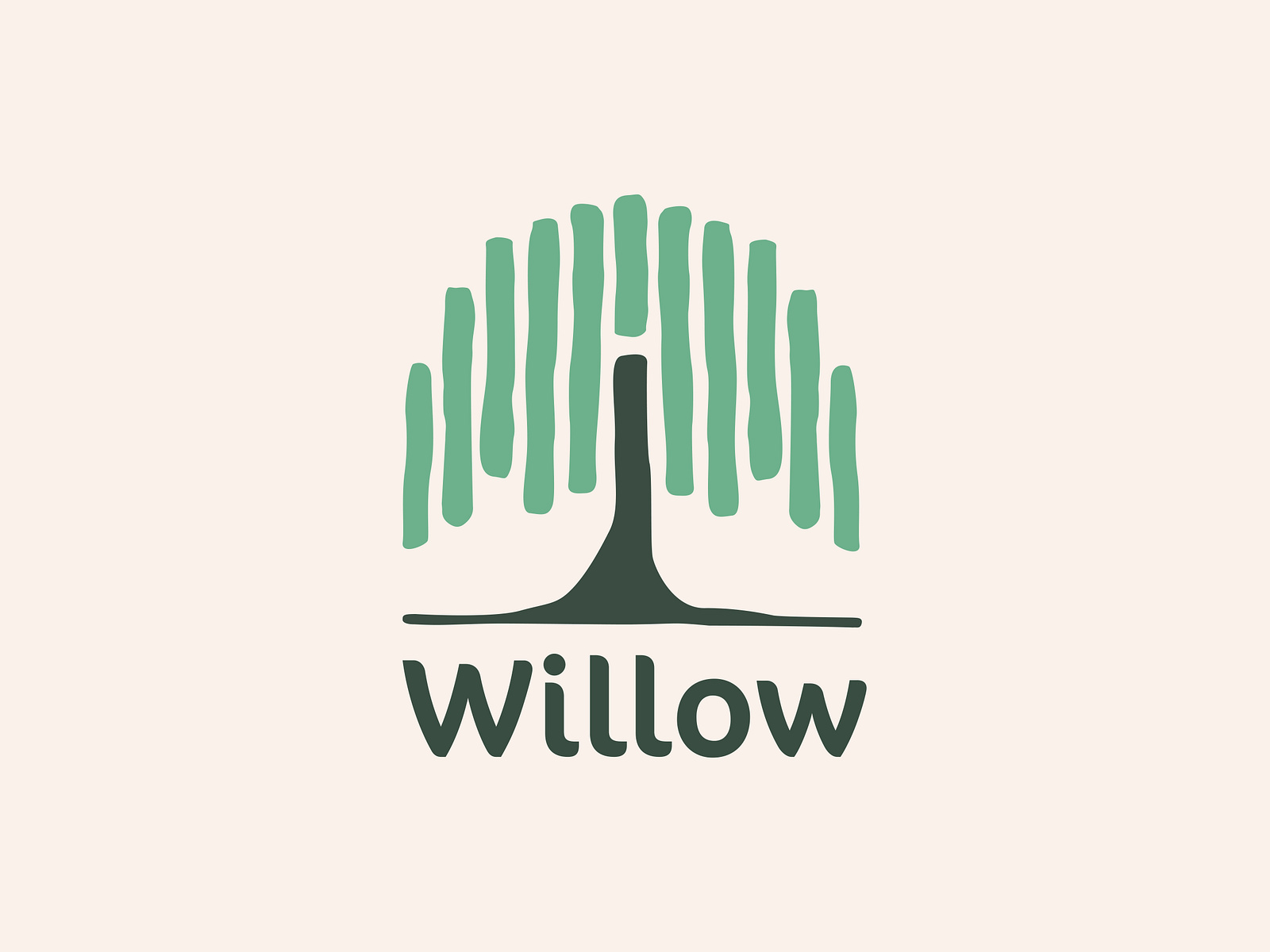 Willow Logo by Koen Schoofs on Dribbble