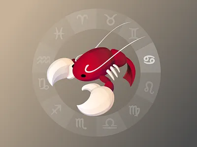 Zodiac signs. Cancer 3d animals anime animals art branding characters cute animals design game design graphic design illustration logo motion graphics pokemons vector zodiac signs