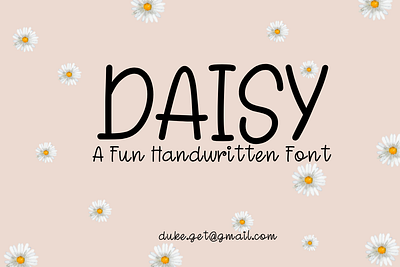Daisy Font font fonts handwritten script