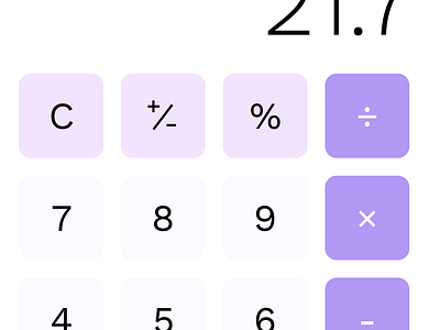 Calculator 100days app appdesign appui appux branding calculator dailyui design figma graphic design productdesigner ui ux