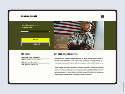 Daily UI Gofundme page app dailyui ui