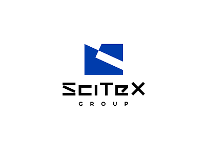 SciTex brand branding design development font group identity illustration letter logo logotype monogram prototype research s scientific scitex