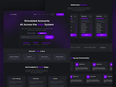 [Mockup] Solar Funding Website Design dashboard figma finance purchase sale ui ux web design website