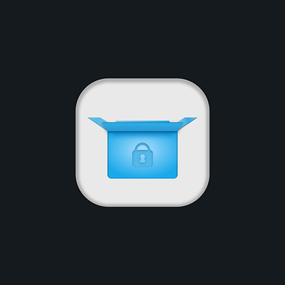 Daily UI 005 - Dropbox ALT App Icon app icon dropbox ios icon logo design