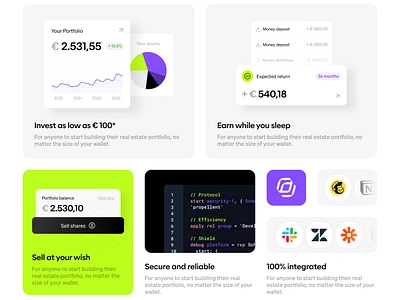 Features Bento Grid Design bento grids dashboard design features grid design saas typography ui vibrant palette webdesign website website design