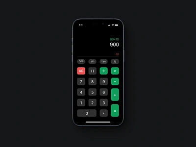 Daily UI 004. - Calculator App app calculator daily ui design ui