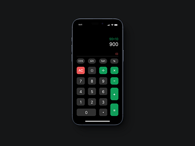 Daily UI 004. - Calculator App app calculator daily ui design ui