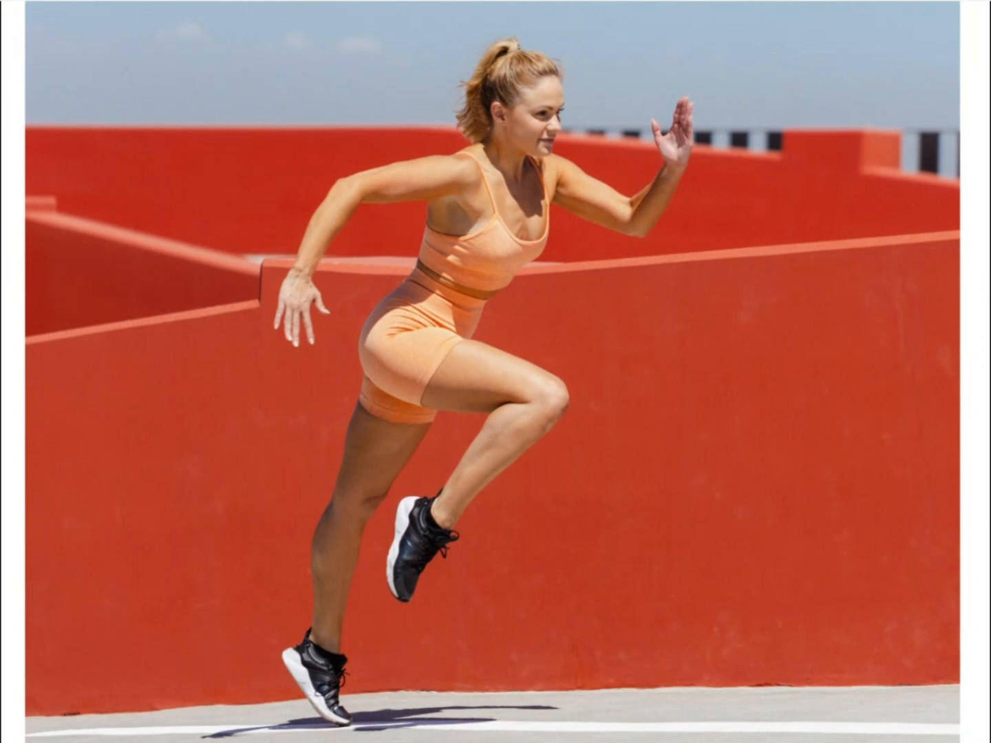 Example of Running Girl Vector Process