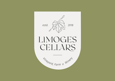 Limoges Cellars - Label branding logo winery