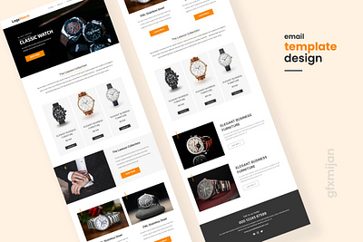 ecommerce email template design advertising agency banner template business clean creative ecommerce email email marketing email template graphic design mailchimp minimal professional promotional sale template template design ui ux web template