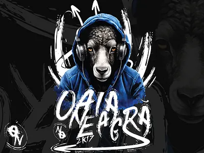 Black DJ - Merch Design branding graphic design merch design