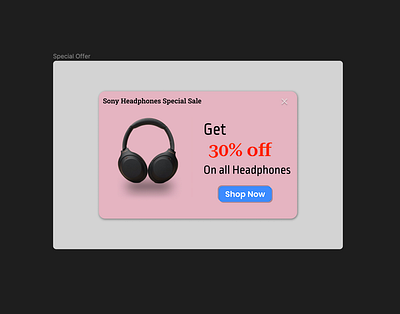 Day 36: Special Offer Interface Design 036 dailyui design ui uxdesignaspirant dribbbledebut