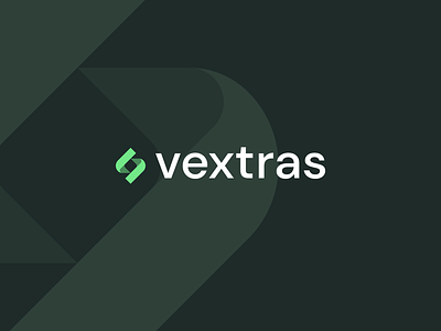 Vextras | Logo and Brand Identity by Logolivery.com branding business design graphic design green illustration logo logolivery saas vector vextras