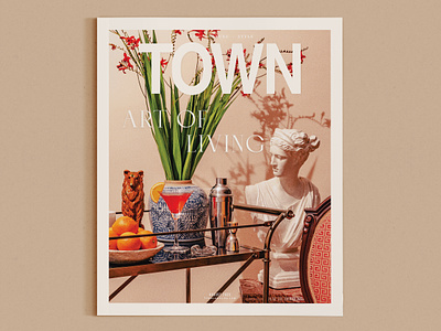 August TOWN Magazine Cover art and culture magazine art direction art director creative direction creative director editorial editorial design editorial photographer food and drink graphic design magazine cover photographer photography product photography publication publication design stylist town magazine