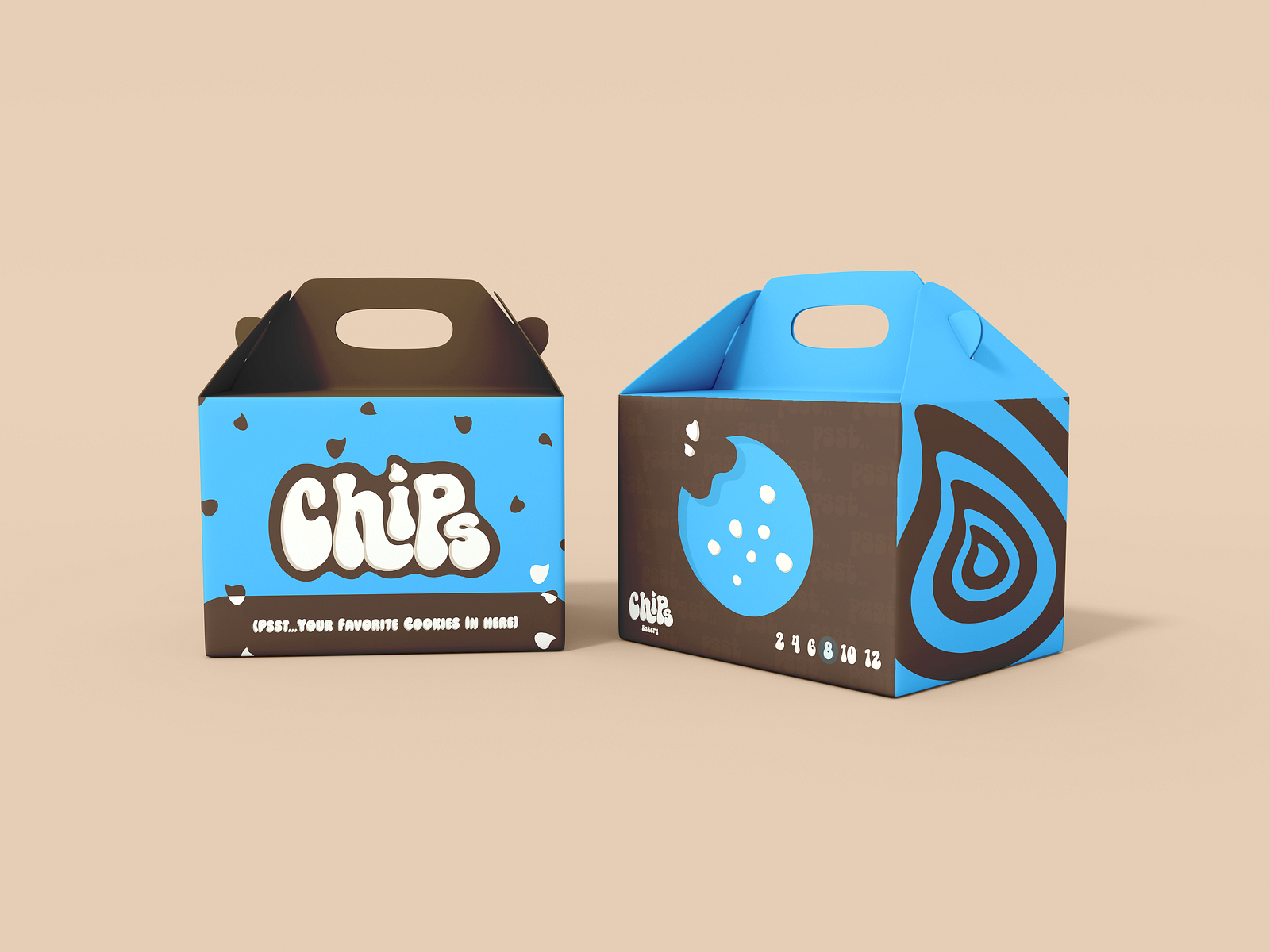 "CHIPS" Box Mockup by Sage Loui Lumiere Studios on Dribbble