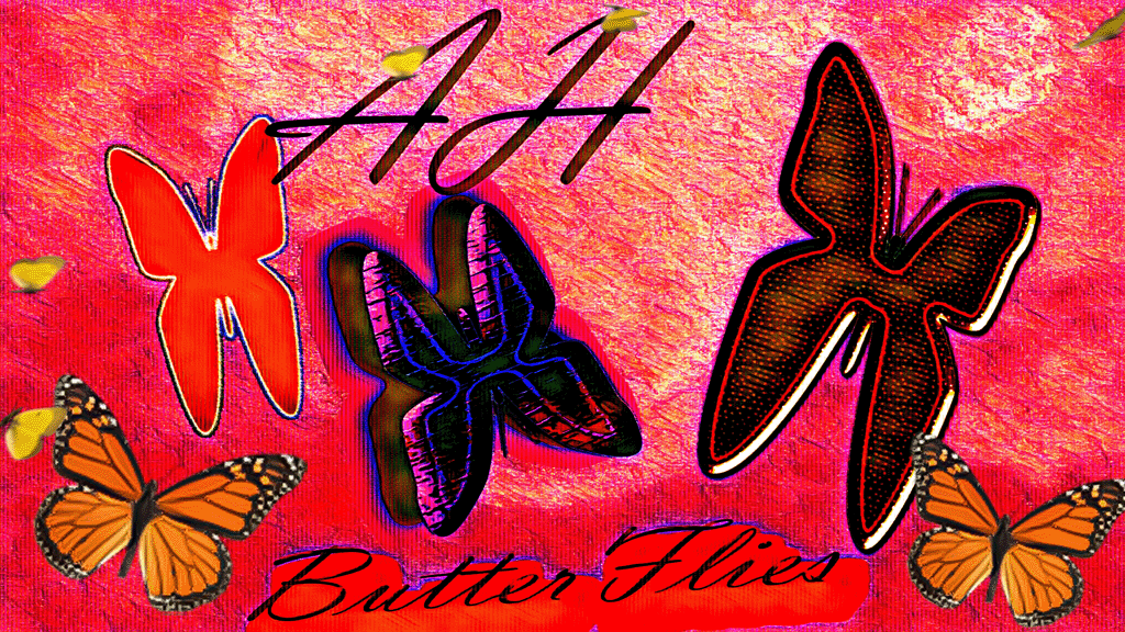 Ah Butterflies 2 3d animation branding design graphic design illustration logo motion graphics