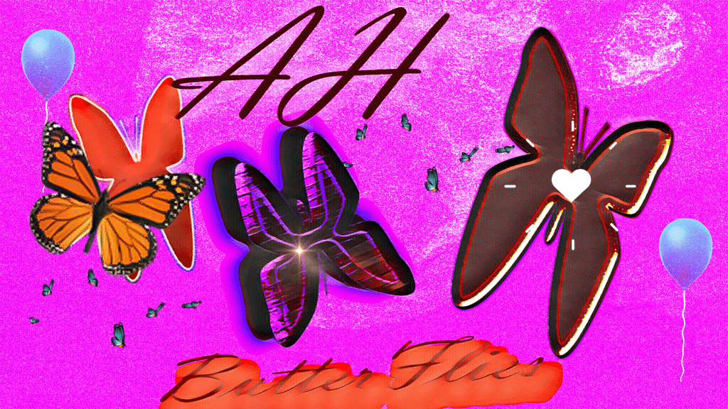 AH Butterflies 3 animation branding design graphic design illustration logo motion graphics