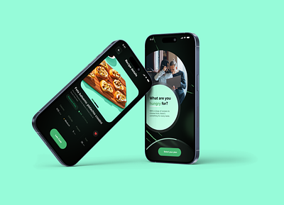 Food Recipe Mobile app GUI redesign branding food receip app mobile app ui