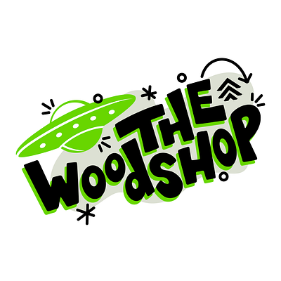 Sticker Design | The Woodshop Swag brand identity branding design graphic design illustration spokane vector