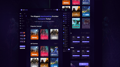 Full Website Design for PlayTokens design figma gaming ui ux vector website