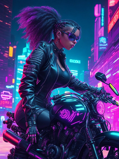 Cyberpunk Femme Fatale