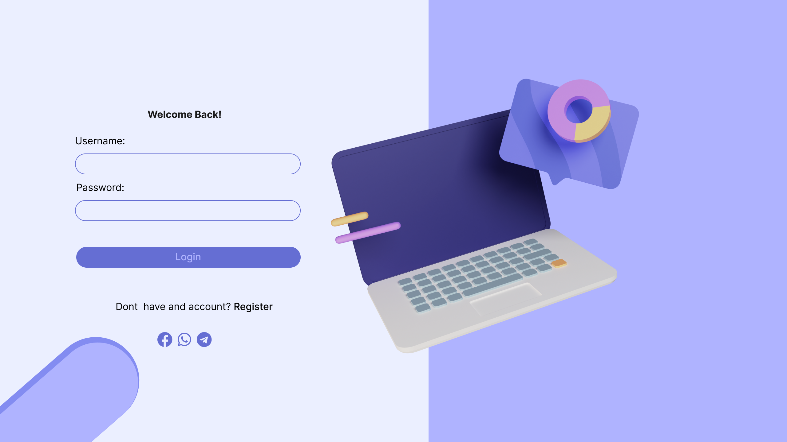 Simplifying the User Journey: Login & Register designs figma illustration login screen register signup tablet uiux windows