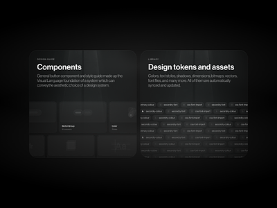 Bento Cards for Design System Landing Page apple card bento bento card bento grid colour set concept design design system design token product design shiny shiny card