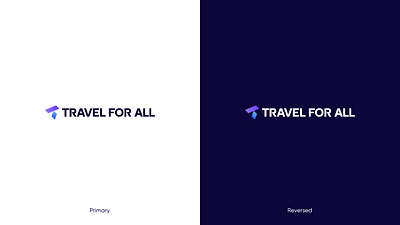 Travel for ALL branding graphic design logo