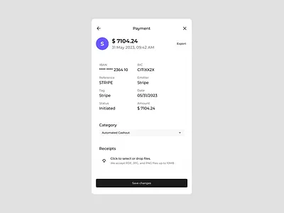Payment Details figma ui