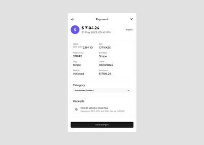 Payment Details figma ui